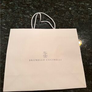 Brunello Cucinelli Elegant Cream Tote